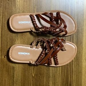 Sonoma Doberman braided sandals